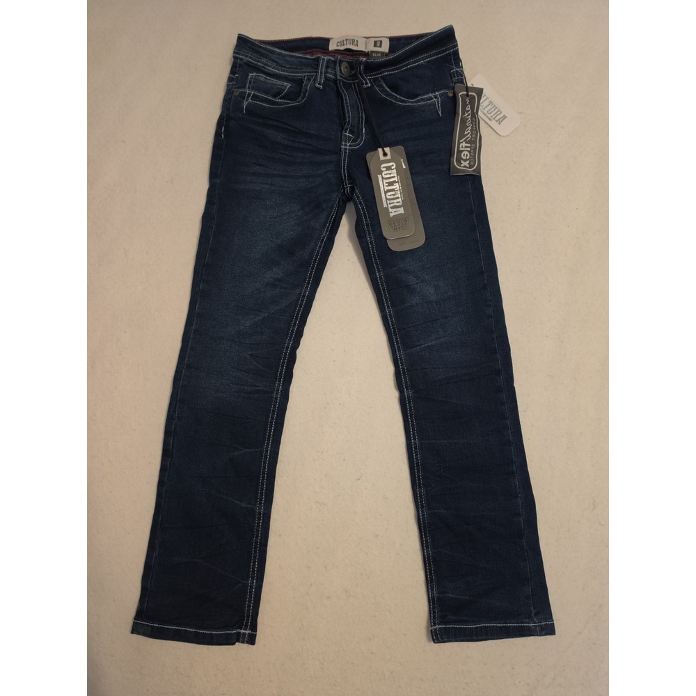Cultura New York Mens/Boys Slim Fit Jeans Size 10 x 25" inseam